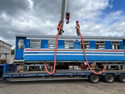 В Уфу привезли железнодорожный вагон для создания интерактивного музея