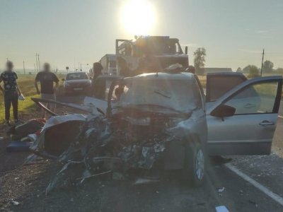 На трассе в Башкирии в ДТП пострадали четыре человека