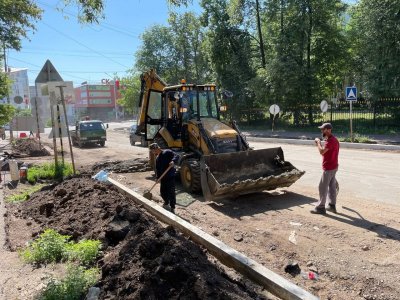 В Уфе продолжается ремонт улицы Кольской