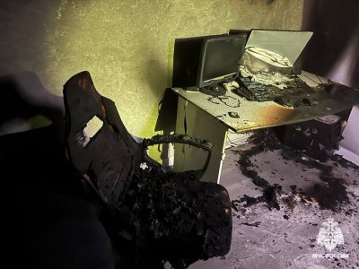 В Башкирии жильцы дома эвакуировались из-за пожара в квартире