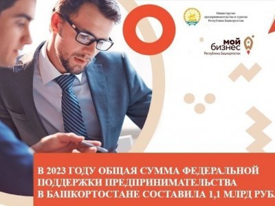 МСП Башкирии получило федеральную поддержку на 1,1 млрд рублей в 2023 году