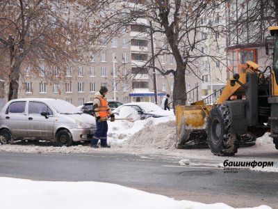 За зиму в Уфе вывезли более 1,6 млн кубометров снега