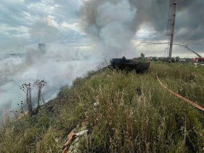 В Башкирии прокуратура организовала проверку в связи с пожаром в мазутной яме