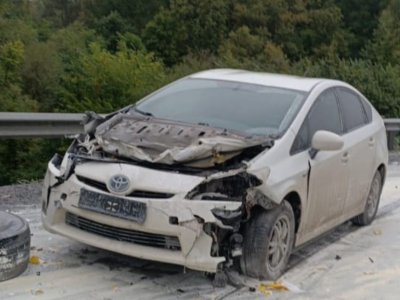 В Башкирии столкнулись четыре автомобиля, один человек погиб, трое пострадали