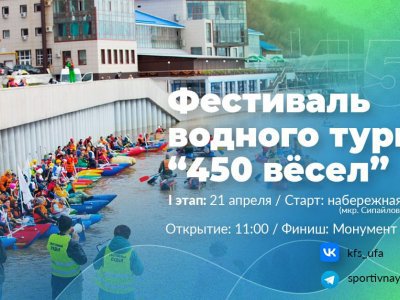 В Уфе пройдет фестиваль по водному туризму «450 весел»