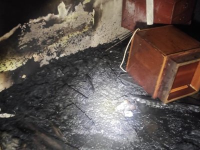 При пожаре в многоквартирном доме в Башкирии погиб мужчина
