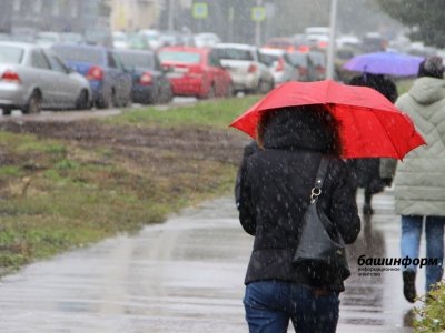 В Башкирии 10 октября прогнозируется дождь со снегом