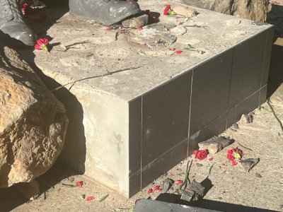 В Башкирии школьники испортили мемориальный постамент воина-интернационалиста