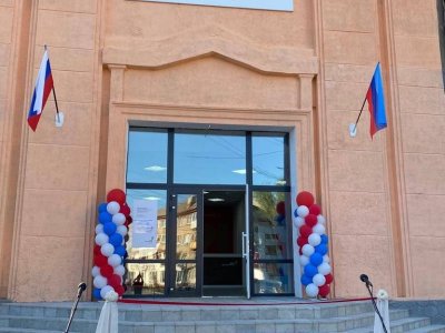 В ЛНР открылся офис МФЦ, построенный строителями из Башкирии