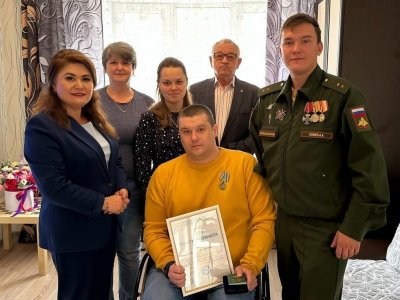 В Уфе наградили медалью генерала Шаймуратова воина, получившего тяжёлое ранение в зоне СВО