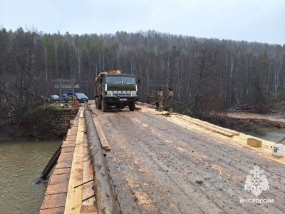 В Бурзянском районе Башкирии обеспечен проезд по мосту через Большой Нугуш - МЧС