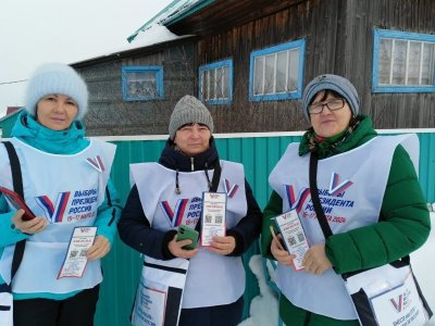 В Башкирии к выборам президента России организовали обход избирателей