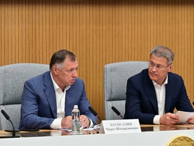Радий Хабиров и Марат Хуснуллин обсудили развитие Башкирии