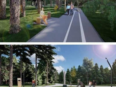 В Уфе показан проект реконструкции парка Лесоводов