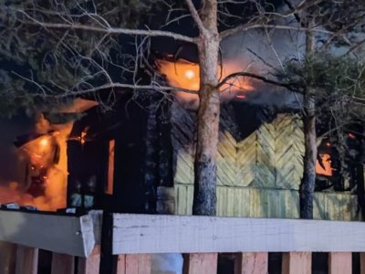В Башкирии мужчина получил ожоги, пытаясь потушить свой горящий дом