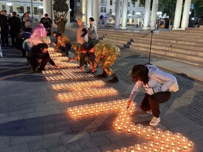 В Башкирии в память о погибших в Великой Отечественной войне зажглись тысячи свечей
