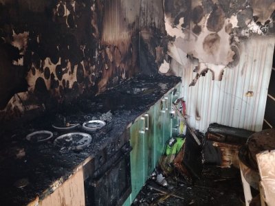 В Уфе жители сожгли собственную квартиру, готовя еду