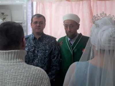 В колонии-поселении Башкирии в этом году состоялся первый мусульманский свадебный обряд
