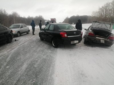 В Башкирии на автодороге Уфа — Янаул произошли два ДТП с участием пяти автомобилей