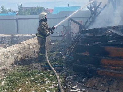 В Башкирии при пожаре погибла женщина