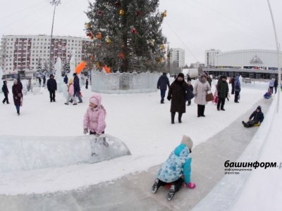 В Уфе из-за оттепели перенесли открытие нескольких ледовых городков
