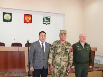 Доброволец отряда «Барс» из Башкирии награжден медалью «За отвагу»