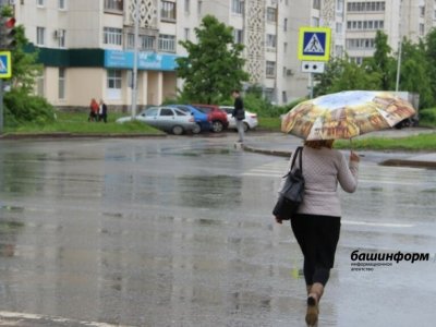 В пятницу в Башкирию придет похолодание, дожди и грозы