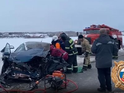 В Башкирии в массовом ДТП пострадали семь человек - видео