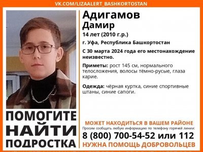 Спасатели сообщили об итогах 75-го дня поисков пропавшего Дамира Адигамова