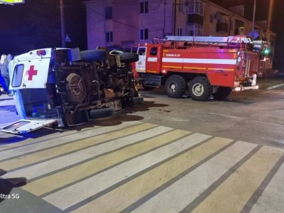 В дорожной аварии в Башкирии пострадала машина скорой помощи