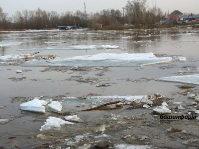 В Башкирии отмечается повышение уровня паводкоопасных рек