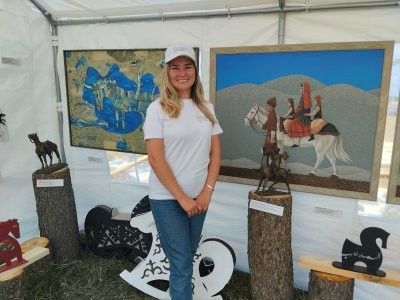 В Башкирии на фестивале «Башкирская лошадь» открылась художественная выставка «Ат иле»