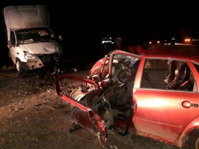 В Башкирии при лобовом столкновении с «ГАЗель» погиб водитель легковой машины