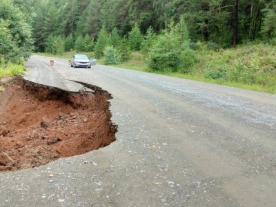 Глава Белорецкого района Башкирии предупредил о частичном разрушении автодороги