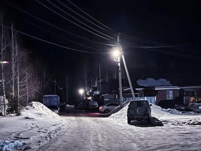 В деревне Зеленая Поляна Башкирии восстановили уличное освещение