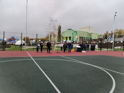 В райцентре Башкирии построили спортплощадку на средства нацпроекта