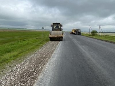 В Башкирии продолжается ремонт дороги Магнитогорск-Ира