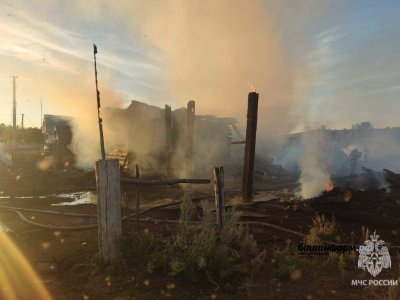 В Башкирии из-за детской шалости с огнем многодетная семья осталась без крыши над головой