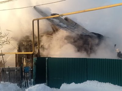В Башкирии сгорел жилой дом в селе Павловка
