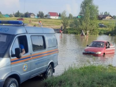 В Башкирии семья с ребенком попала в водный «капкан» на реке Инзер