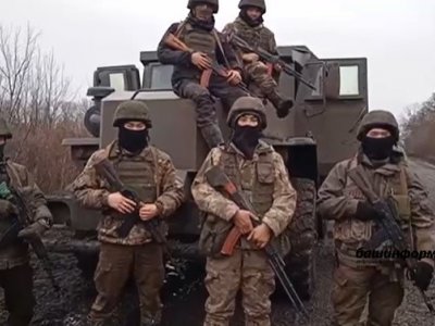 Мобилизованные военнослужащие из Башкирии поблагодарили Радия Хабирова за бронированный «Урал»