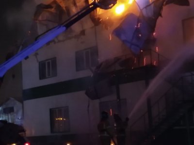 Глава Сибая сообщил о пожаре в городе в субботний вечер