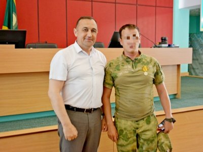Участник СВО из Башкирии награжден медалью «За боевые отличия»