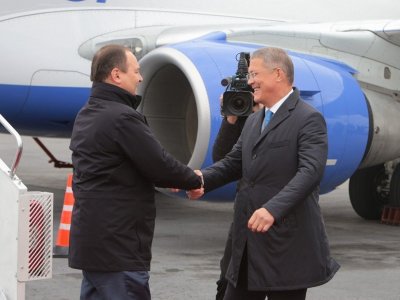 В Башкирию прибыл премьер-министр Беларуси Роман Головченко