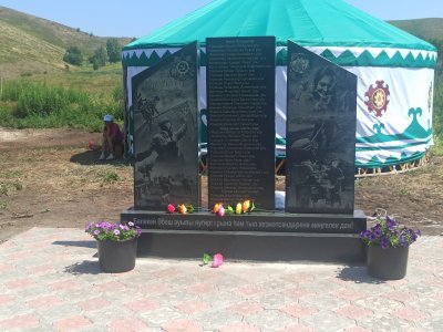 В Башкирии на месте исчезнувшей деревни появился памятник участникам Великой Отечественной войны