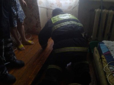 В Башкирии двое детей едва не устроили пожар в комнате многоквартирного дома