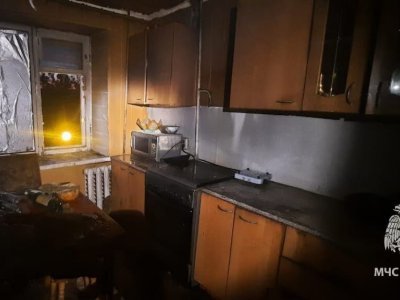В Башкирии при пожаре в квартире погиб мужчина, шесть человек спасены