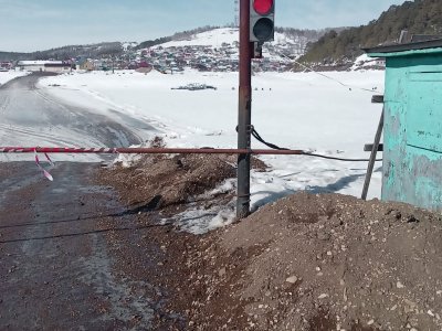 В Башкирии закрыли ледовую переправу между селами Караидель и Абызово