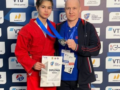 Самбистка из Башкирии завоевала в Ереване «серебро» Кубка мира по самбо