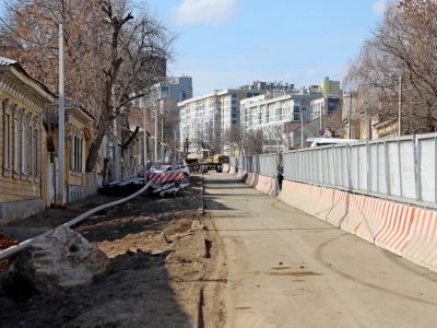 На улице Октябрьской революции в Уфе демонтирована половина электроопор